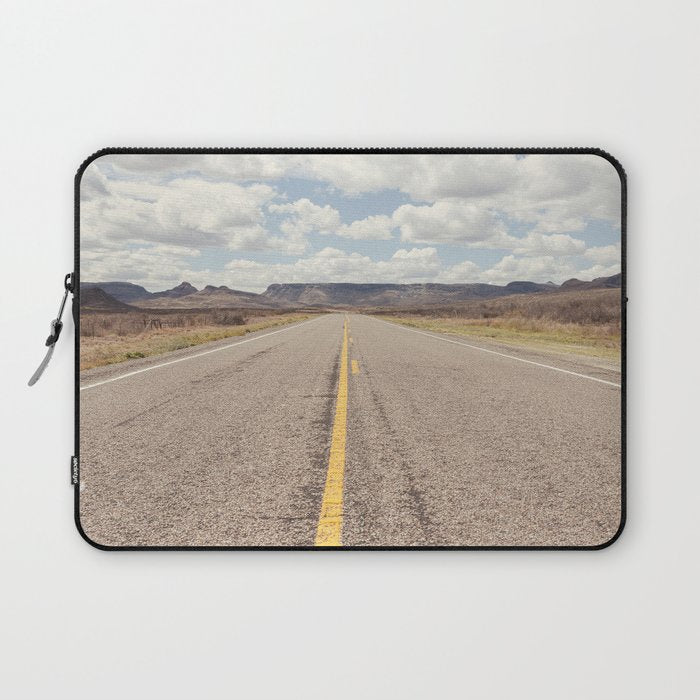 Texas Highways x West Texas Davis Mountains Photography Laptop Sleeve Gallery Image 1
