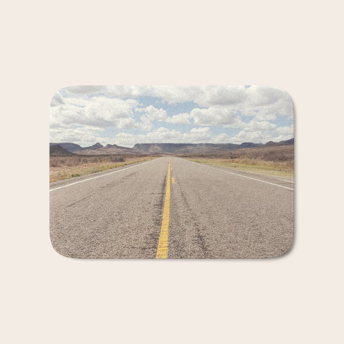 Texas Highways x West Texas Davis Mountains Photography Bath Mat Gallery Image 1
