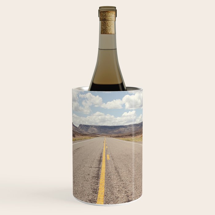 Texas Highways x West Texas Davis Mountains Photography Wine Chiller Gallery Image 1