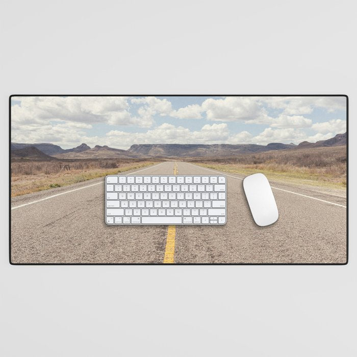 Texas Highways x West Texas Davis Mountains Photography Desk Mat Gallery Image 1