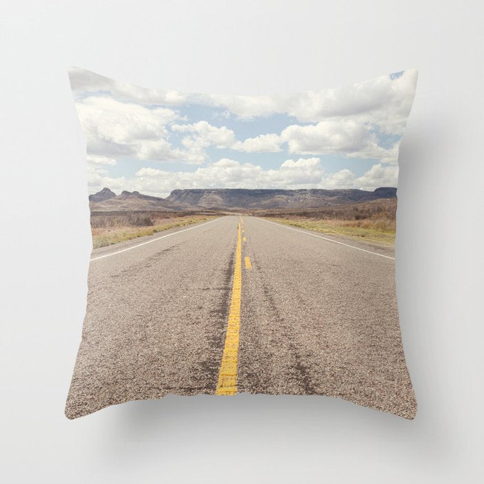 Texas Highways x West Texas Davis Mountains Photography Throw Pillow Gallery Image 6