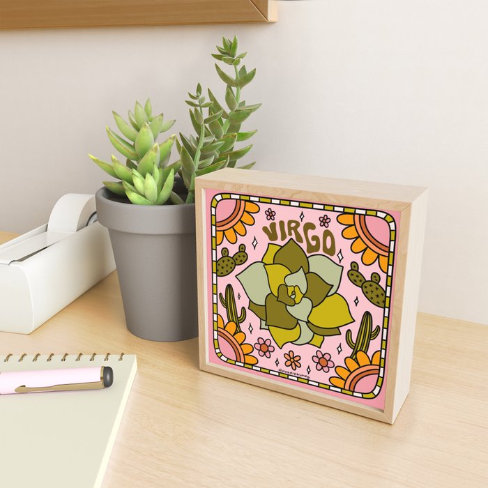 Virgo Cactus Mini Art Print Gallery Image 2