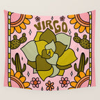 Virgo Cactus Wall Tapestry Gallery Image 4