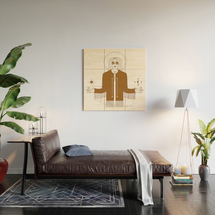 Queen of the Cosmos Wood Wall Art Gallery Image 2