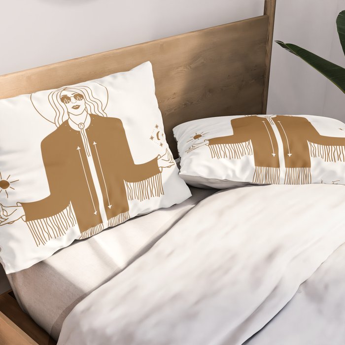 Queen of the Cosmos Pillow Sham Gallery Image 2