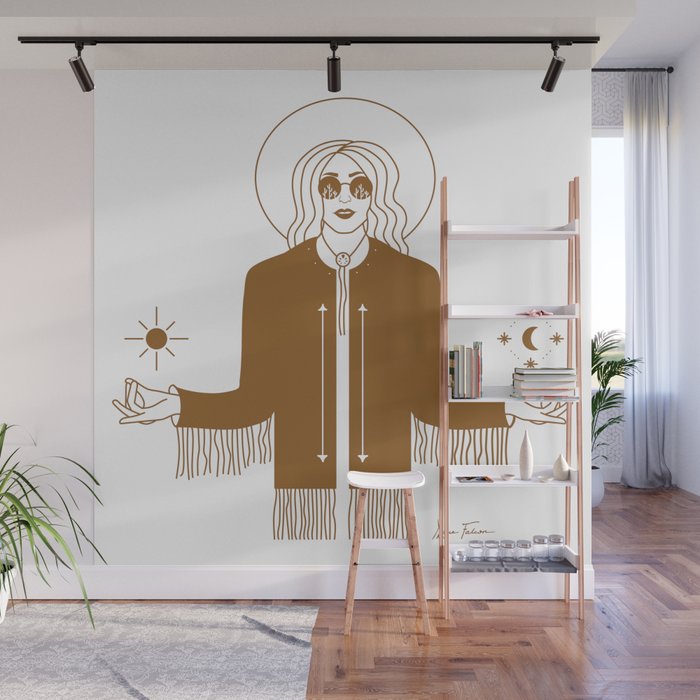 Queen of the Cosmos Wall Mural Gallery Image 1