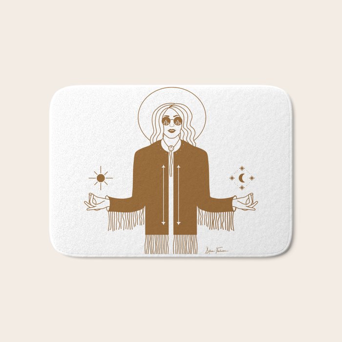 Queen of the Cosmos Bath Mat Gallery Image 1