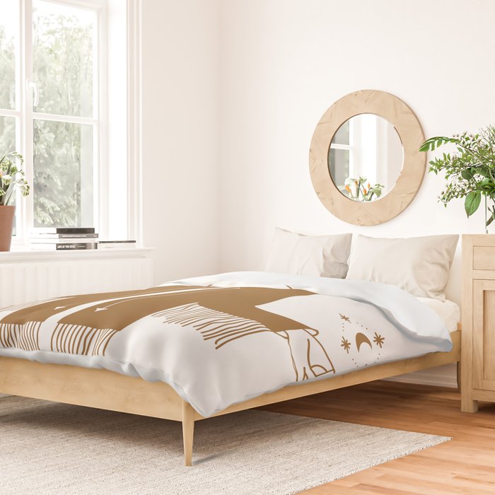 Queen of the Cosmos Duvet Cover Gallery Image 2