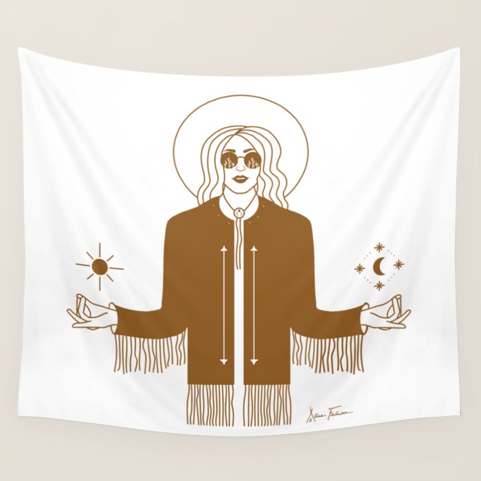 Queen of the Cosmos Wall Tapestry Gallery Image 4