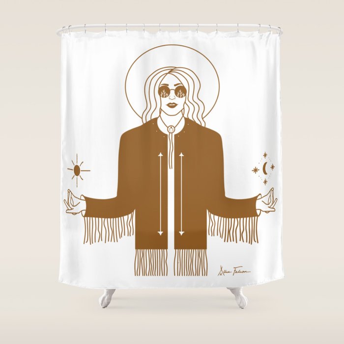 Queen of the Cosmos Shower Curtain Gallery Image 1