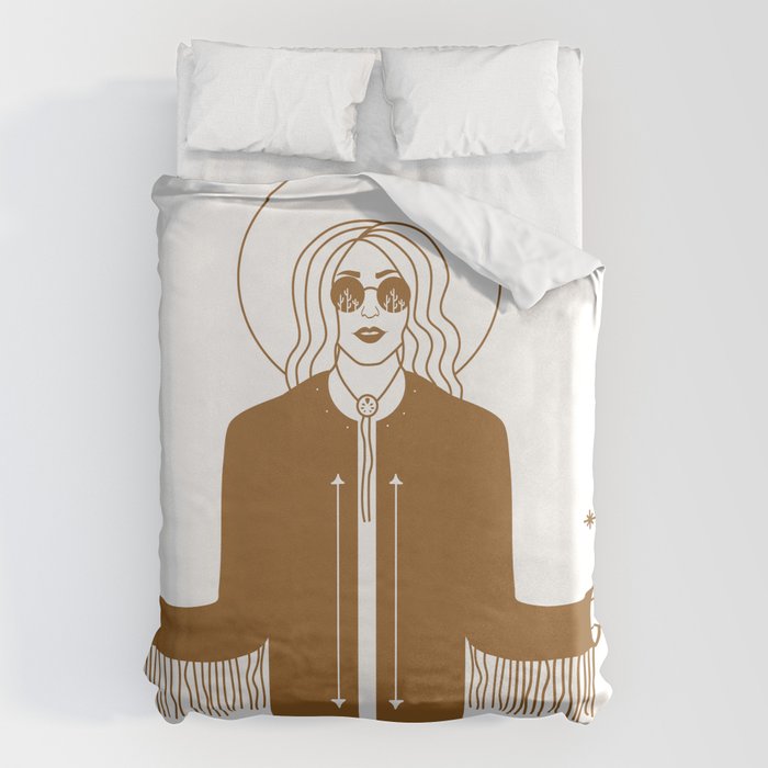 Queen of the Cosmos Duvet Cover Gallery Image 1