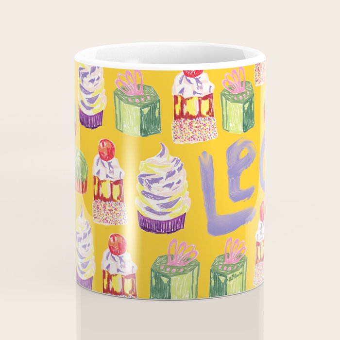 Leo Birthday Treats in Orange | Zodiac Series Coffee Mug Gallery Image 4