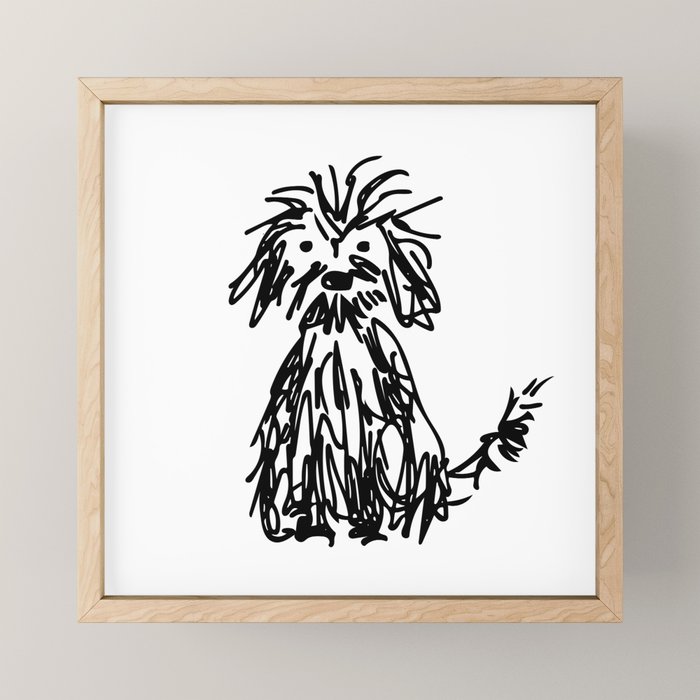 Doggy day Mini Art Print Gallery Image 1