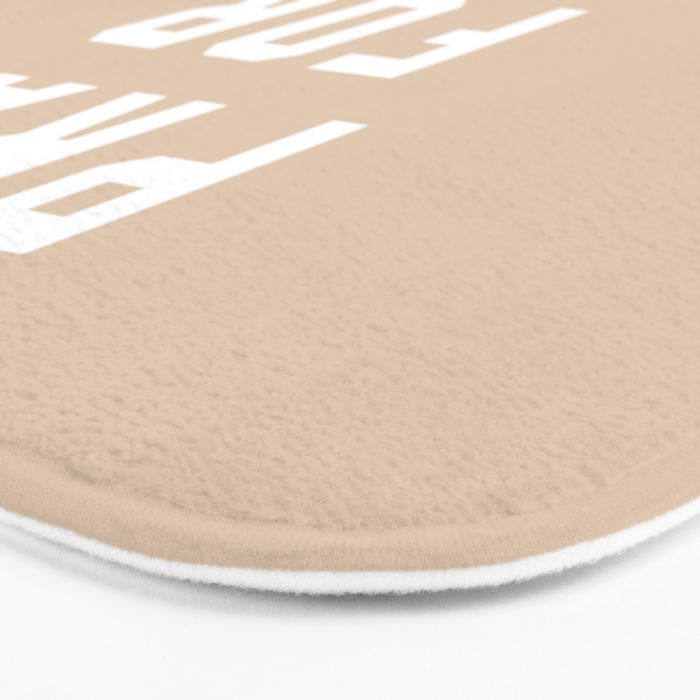 Pray for Surf - sand color Bath Mat Gallery Image 3