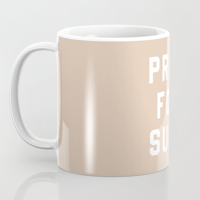 Pray for Surf - sand color Coffee Mug Gallery Image 3