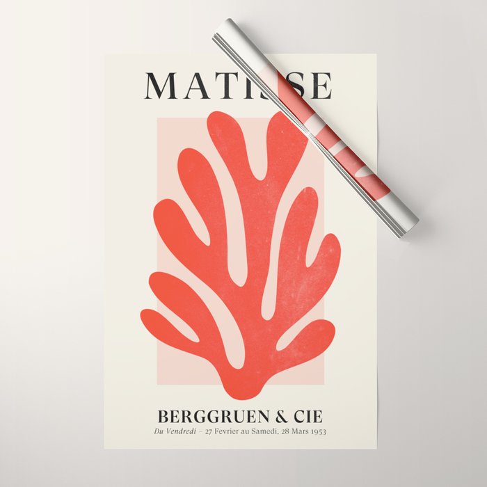 Jazz Leaf: Matisse Edition | Mid Century Series Wrapping Paper Gallery Image 1