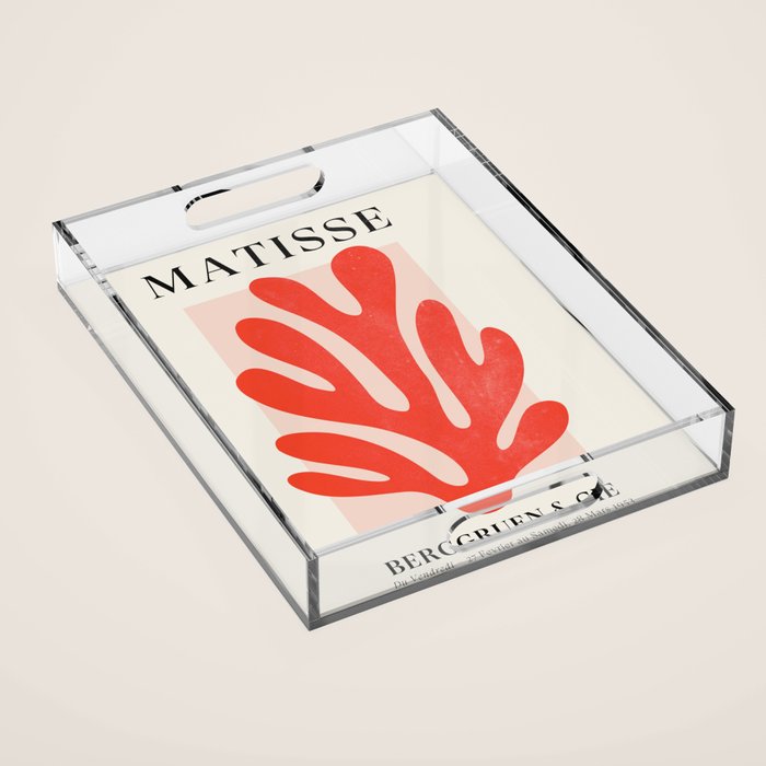 Jazz Leaf: Matisse Edition | Mid Century Series Acrylic Tray Gallery Image 1