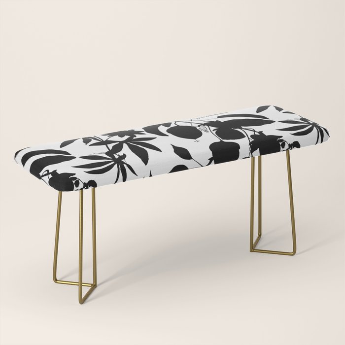 Exotic Passionflower Bold Botanical Silhouettes Bench Gallery Image 2
