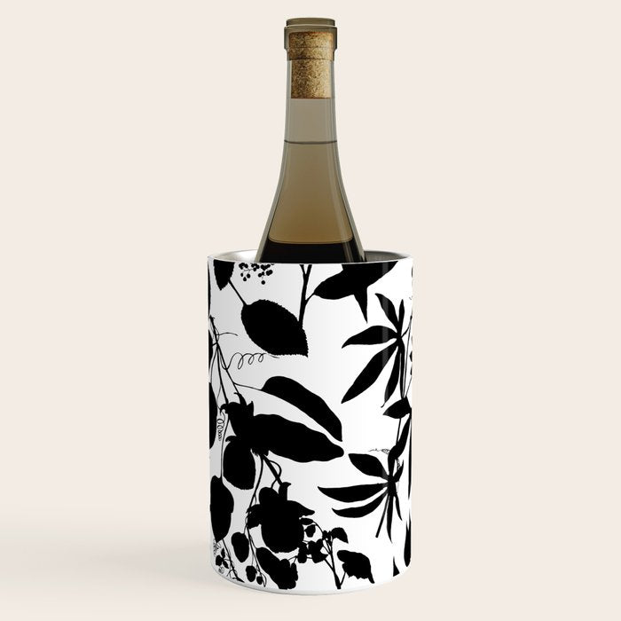 Exotic Passionflower Bold Botanical Silhouettes Wine Chiller Gallery Image 3