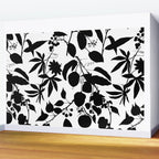 Exotic Passionflower Bold Botanical Silhouettes Wall Mural Gallery Image 2