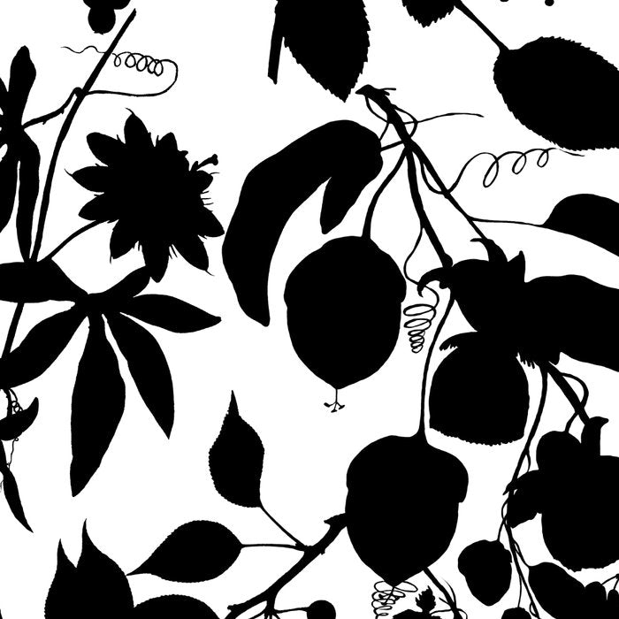 Exotic Passionflower Bold Botanical Silhouettes Coffee Mug Gallery Image 2