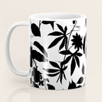 Exotic Passionflower Bold Botanical Silhouettes Coffee Mug Gallery Image 3