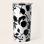 Exotic Passionflower Bold Botanical Silhouettes Travel Mug Gallery Image 1