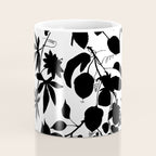 Exotic Passionflower Bold Botanical Silhouettes Coffee Mug Gallery Image 4