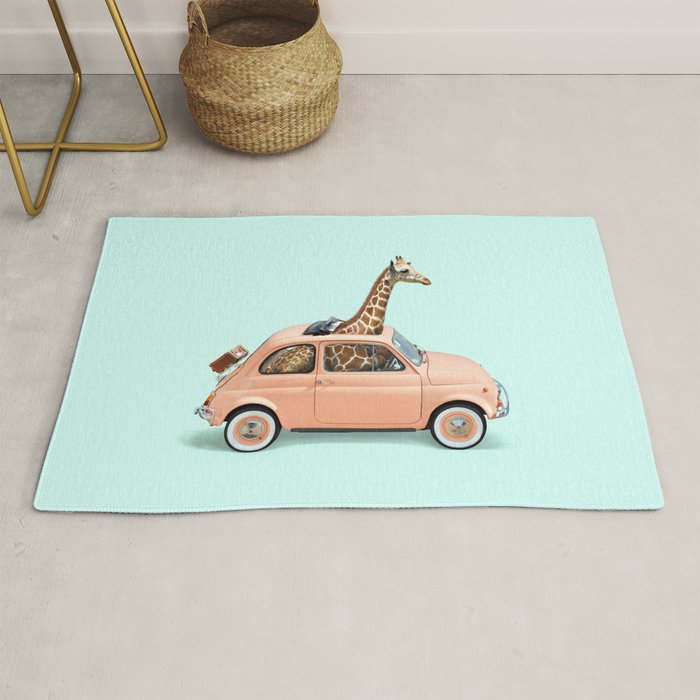GIRAFFE CAR Rug Gallery Image 1