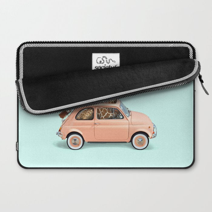 GIRAFFE CAR Laptop Sleeve Gallery Image 2