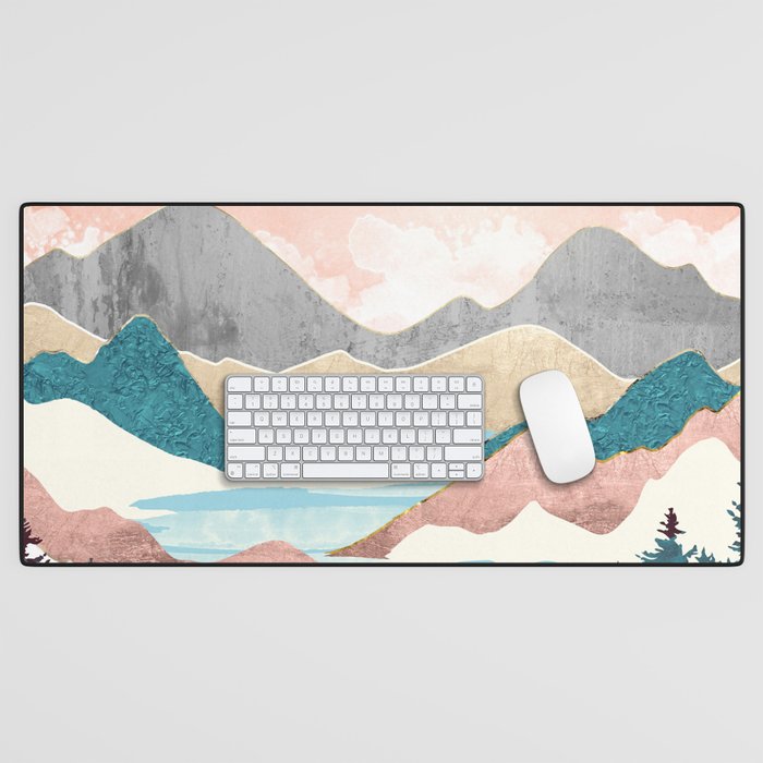 Lake Sunrise Desk Mat Gallery Image 1