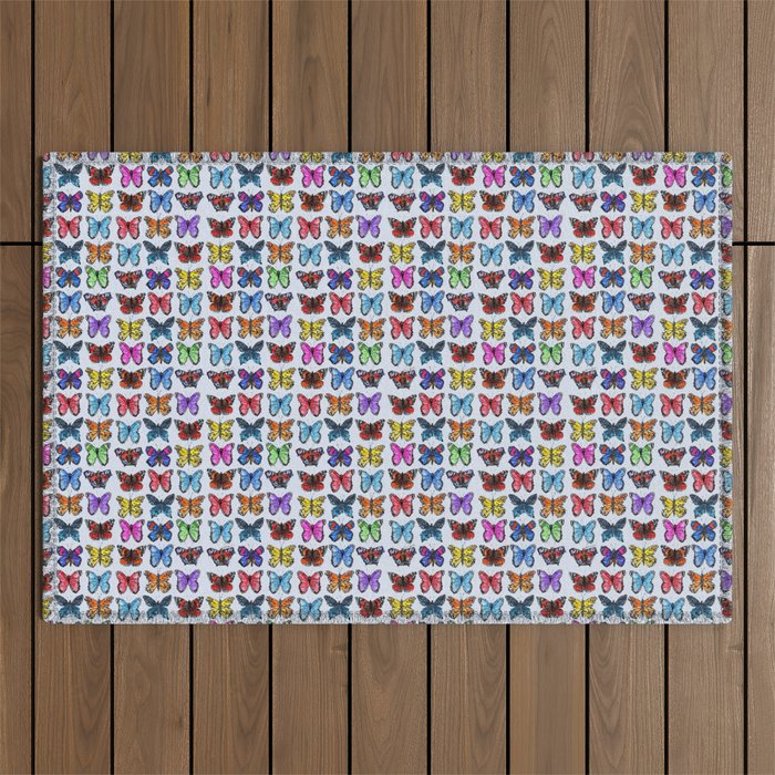 Butterfly Garden Outdoor Rug Gallery Image 1