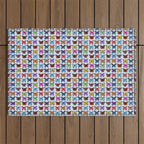 Butterfly Garden Outdoor Rug Gallery Image 1