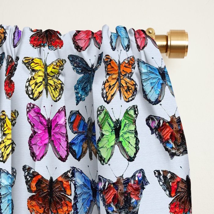 Butterfly Garden Window Curtain Gallery Image 2