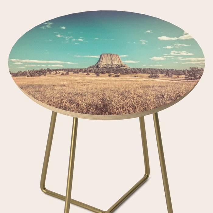 Devil's Tower National Monument Wyoming Side Table Gallery Image 2