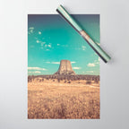 Devil's Tower National Monument Wyoming Wrapping Paper Gallery Image 1
