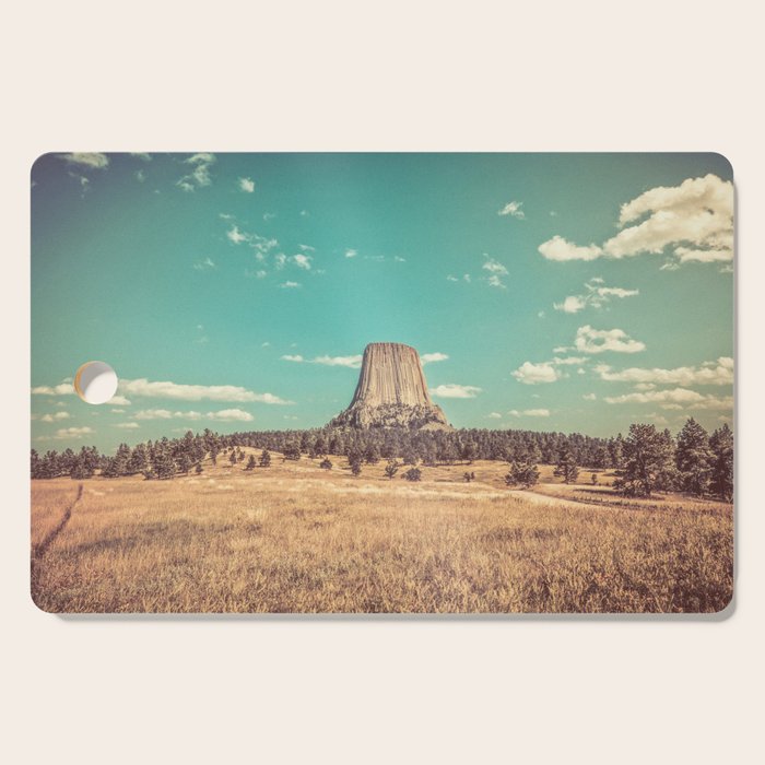 Devil's Tower National Monument Wyoming Cutting Board Gallery Image 1