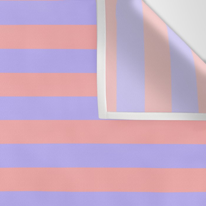 Sand Pink and Purple Wisteria  Summer Gazebo Stripes Wall Tapestry Gallery Image 3