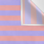 Sand Pink and Purple Wisteria  Summer Gazebo Stripes Wall Tapestry Gallery Image 3