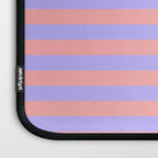 Sand Pink and Purple Wisteria  Summer Gazebo Stripes Laptop Sleeve Gallery Image 3