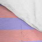 Sand Pink and Purple Wisteria  Summer Gazebo Stripes Comforter Gallery Image 4