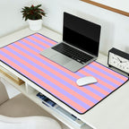 Sand Pink and Purple Wisteria  Summer Gazebo Stripes Desk Mat Gallery Image 2