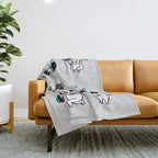 OLYMPIC LIFTING FRENCHIE Throw Blanket Gallery Image 1