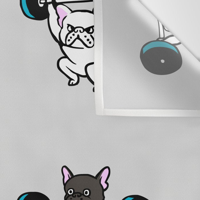 OLYMPIC LIFTING FRENCHIE Wall Tapestry Gallery Image 3