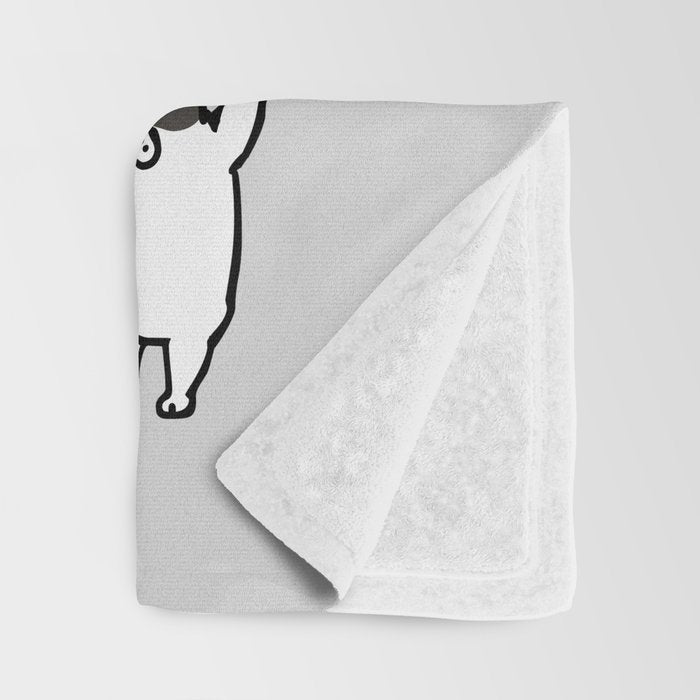 OLYMPIC LIFTING FRENCHIE Throw Blanket Gallery Image 3