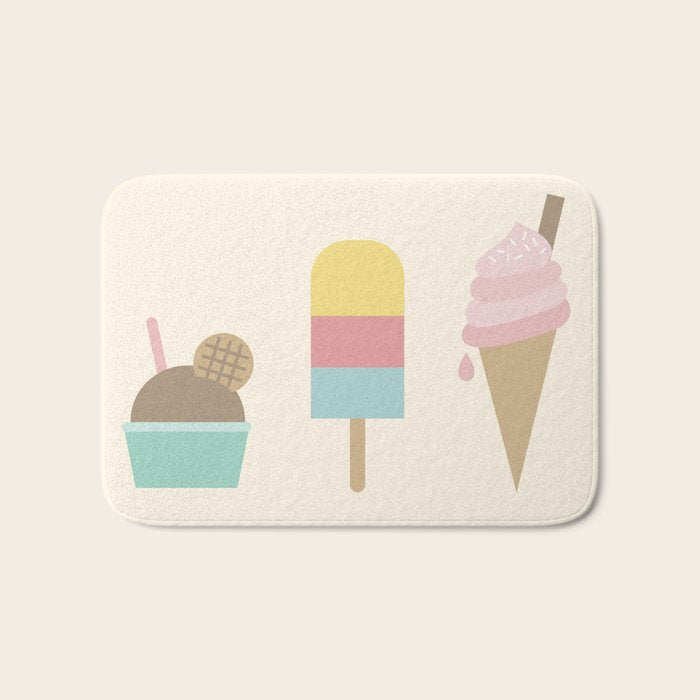 Ice Cream Bath Mat Gallery Image 1