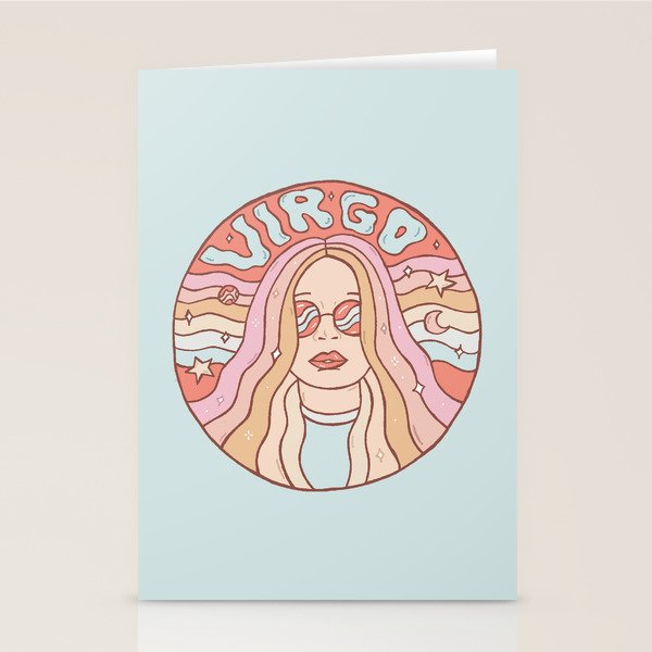 Virgo Stationery Card Gallery Image 1