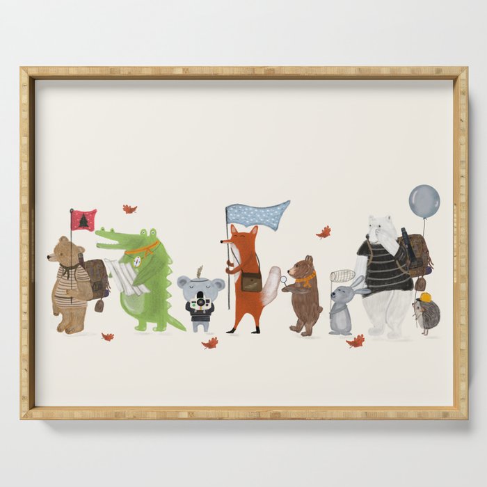 lets all go exploring Serving Tray Gallery Image 1
