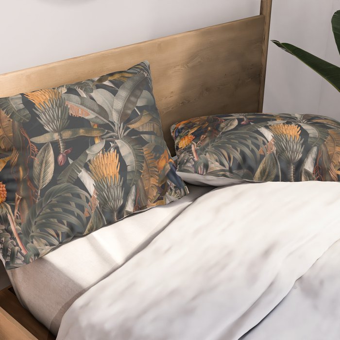 Midnight Forest III Pillow Sham Gallery Image 2