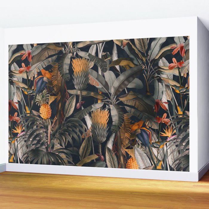 Midnight Forest III Wall Mural Gallery Image 2